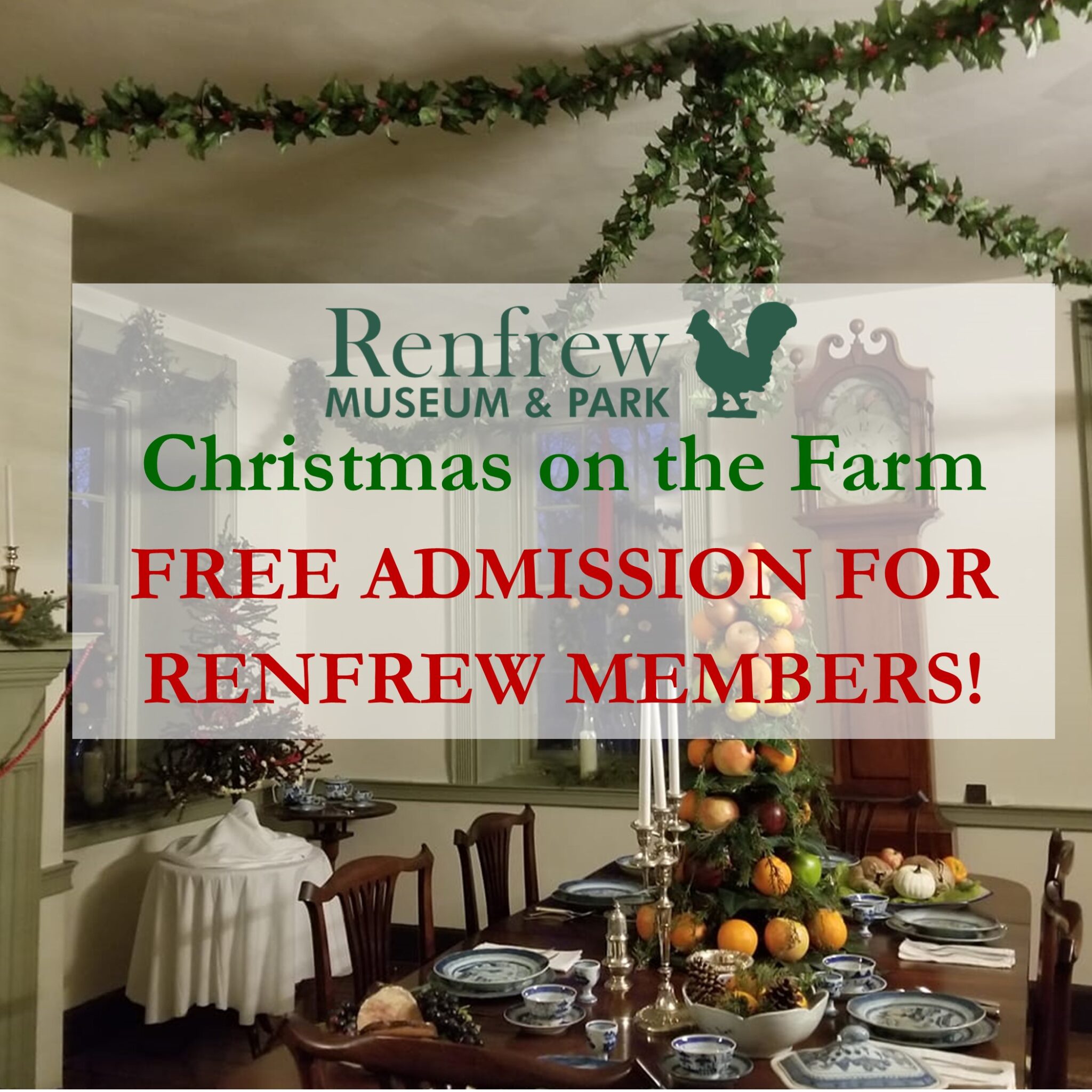 Free Admission for Members